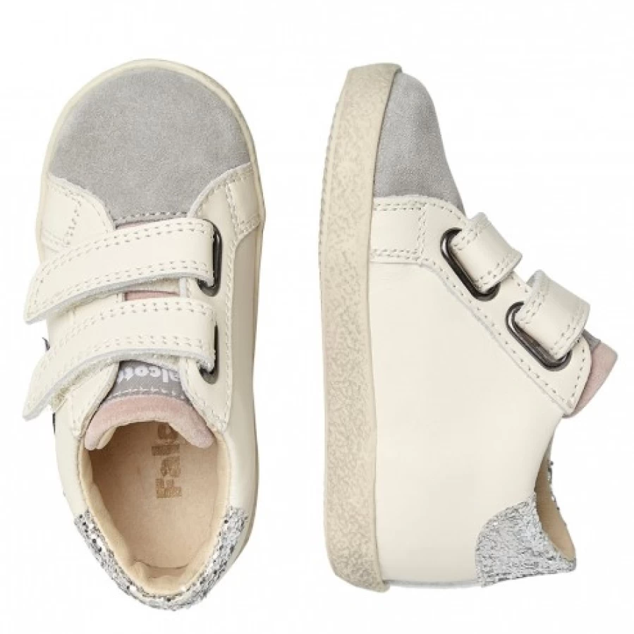 FALCOTTO Alnoite High VL Grey White Leather Suede Sneakers for Men Women