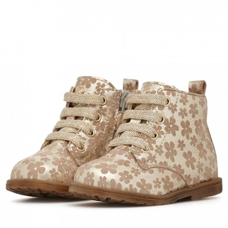 FALCOTTO Robin Platinum Laminated Leather Boots for Men/Women - Premium Quality Fashion Footwear