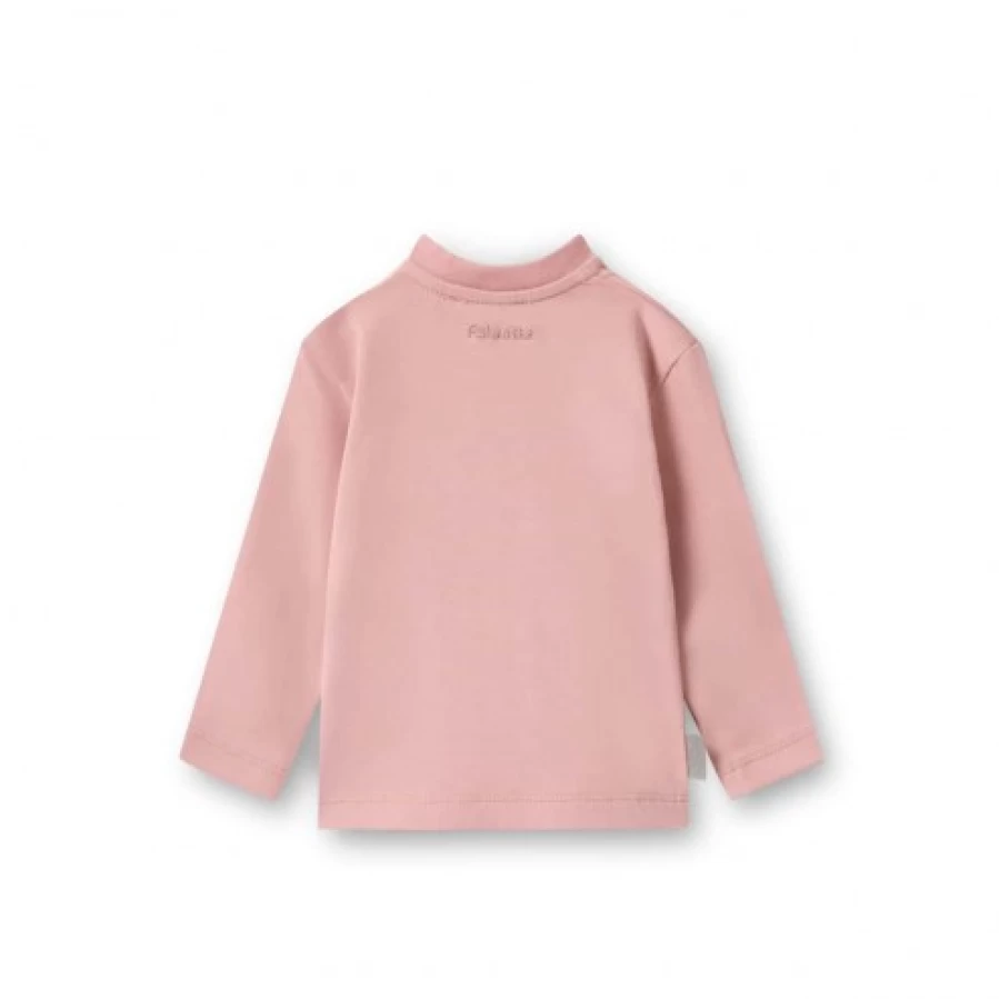FALCOTTO Elsa Girls Long-Sleeve Rhinestone T-Shirt - Powder Pink Princess Top