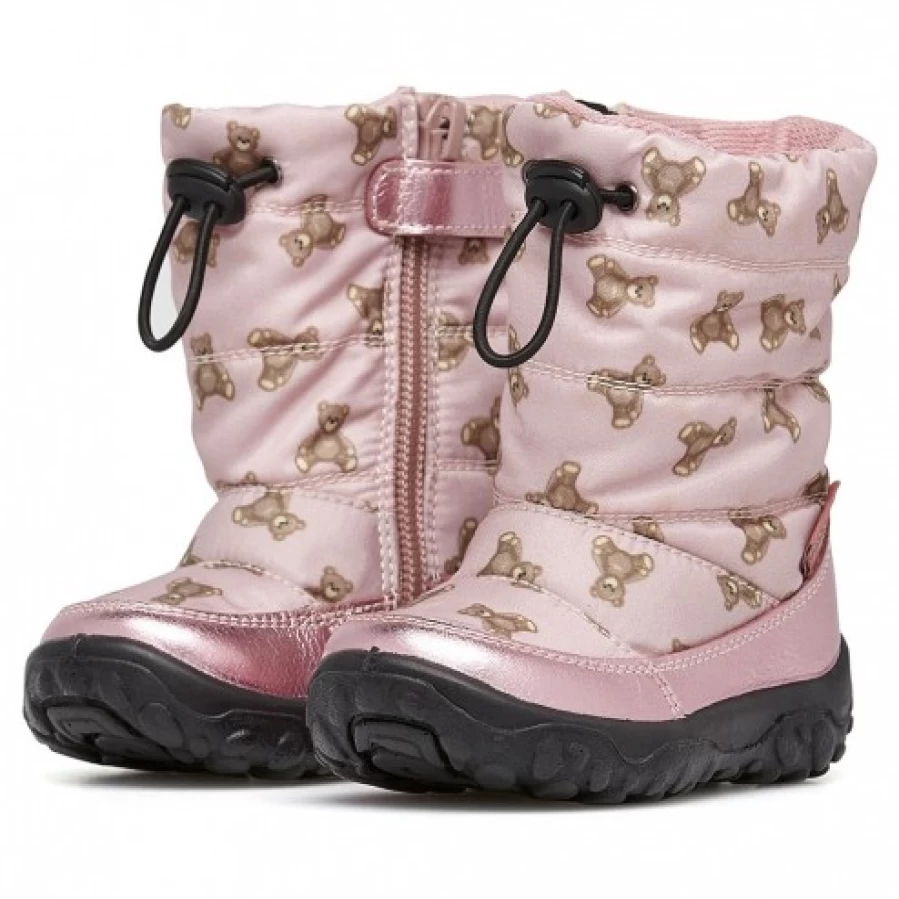 FALCOTTO Poznurr Waterproof Padded Winter Boots for Kids - Soft Pink Insulated Snow Boots
