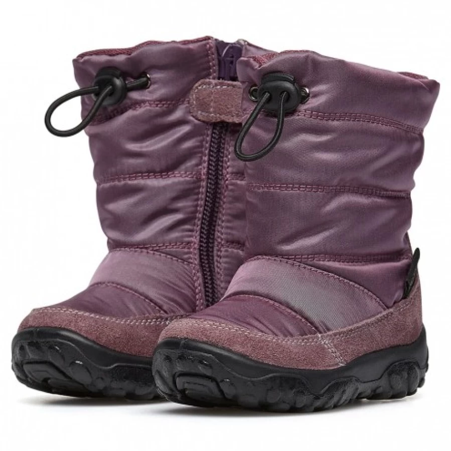 FALCOTTO Poznurr Waterproof Padded Winter Boots for Kids - Antique Pink, Warm & Comfortable