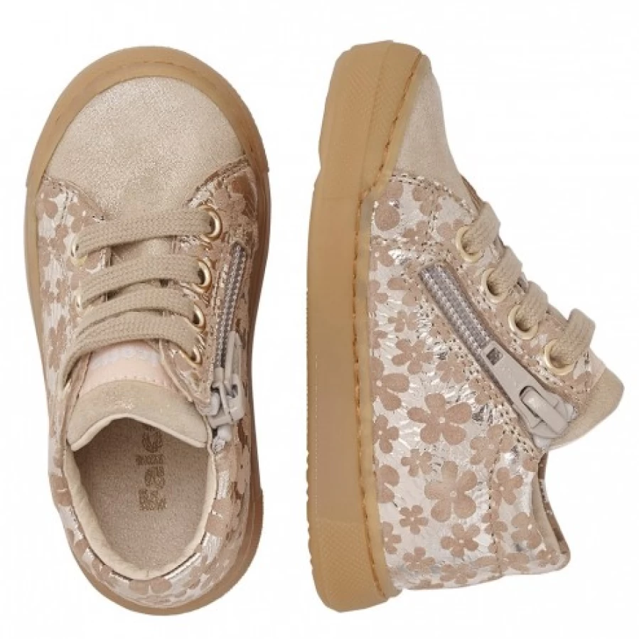 FALCOTTO Platinum Snopes Zip Leather Suede Sneakers for Men/Women - Stylish Comfortable Casual Shoes