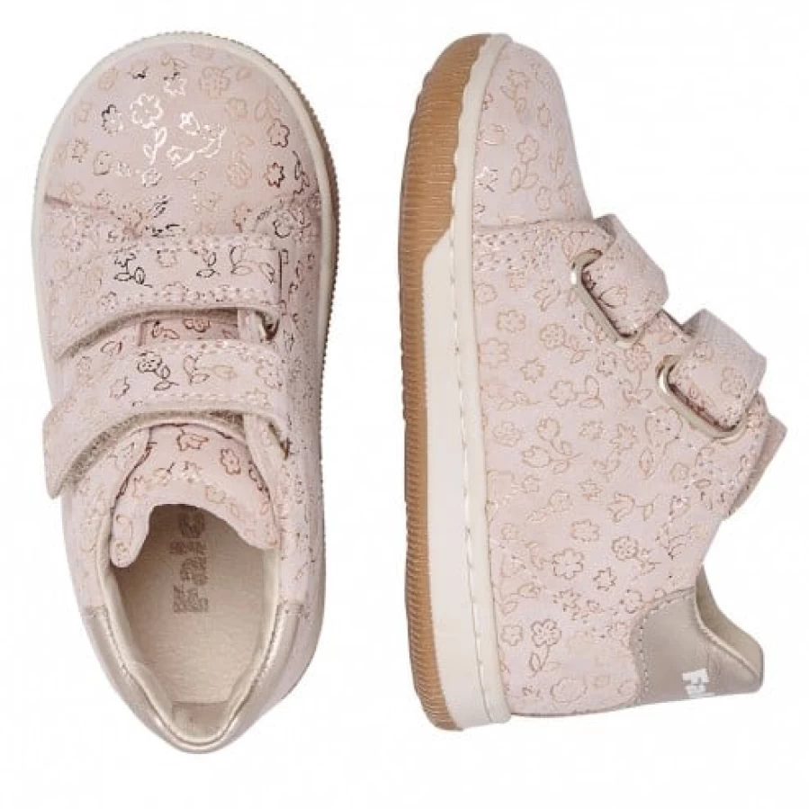FALCOTTO Adam VL Suede Sneakers for Women - Powder Pink | Comfortable & Stylish Pink Suede Shoes