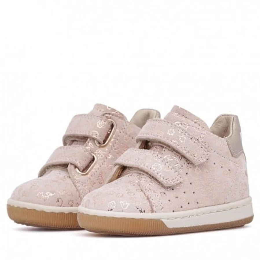FALCOTTO Adam VL Suede Sneakers for Women - Powder Pink | Comfortable & Stylish Pink Suede Shoes