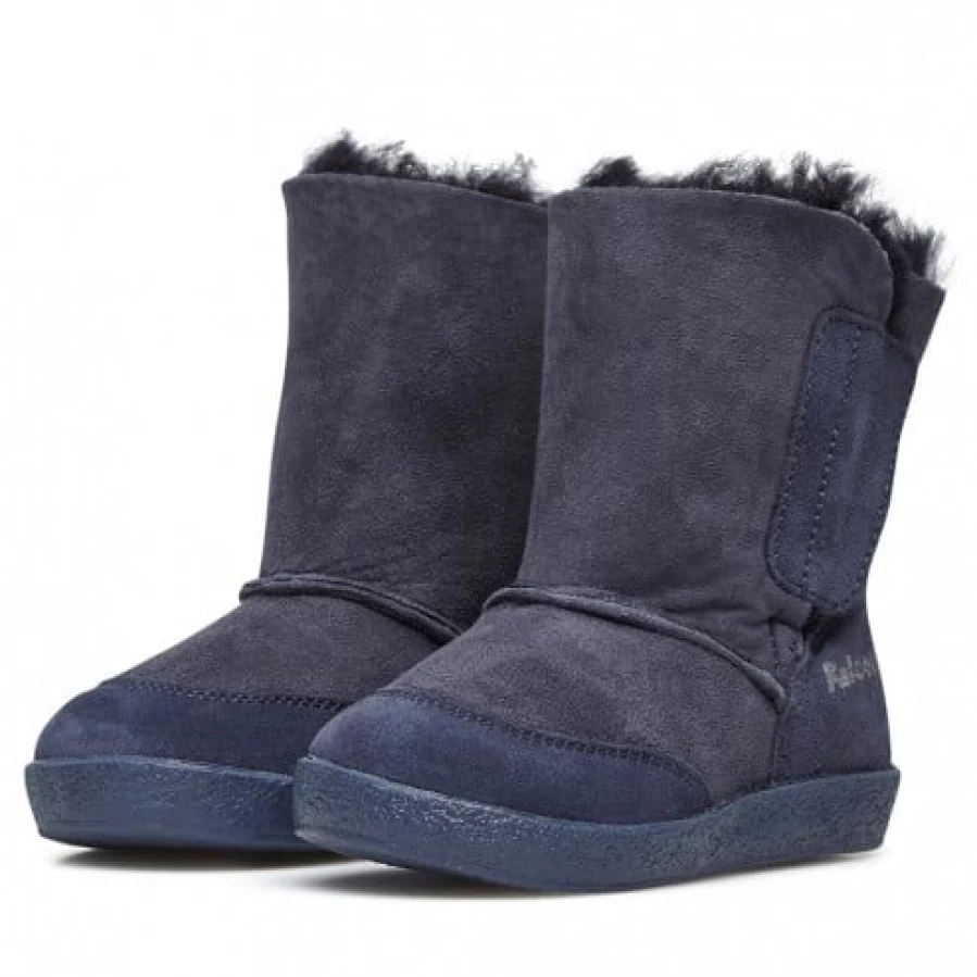 FALCOTTO Carl Blue Boots for Kids - Waterproof Winter Snow Boots