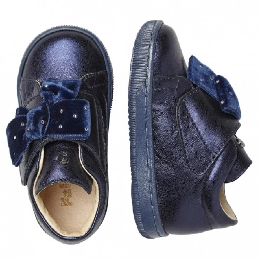 FALCOTTO Koornia Blue Leather Sneakers for Men & Women | Comfortable Casual Shoes