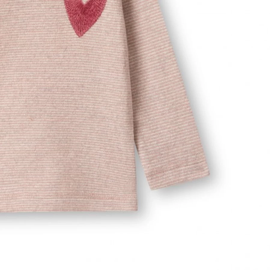 FALCOTTO Women's Pink Long Sleeve Cotton T-Shirt - Soft Comfort Fit Casual Top