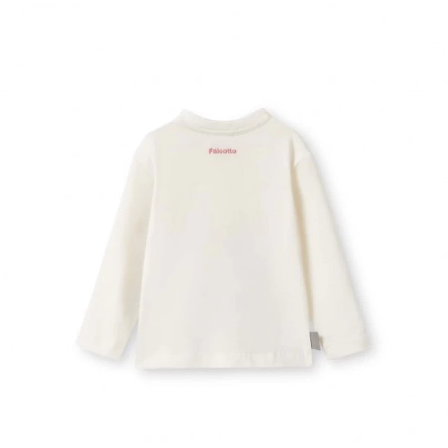 FALCOTTO Off White Siri Sweatshirt - Comfortable Cotton Pullover for Men & Women