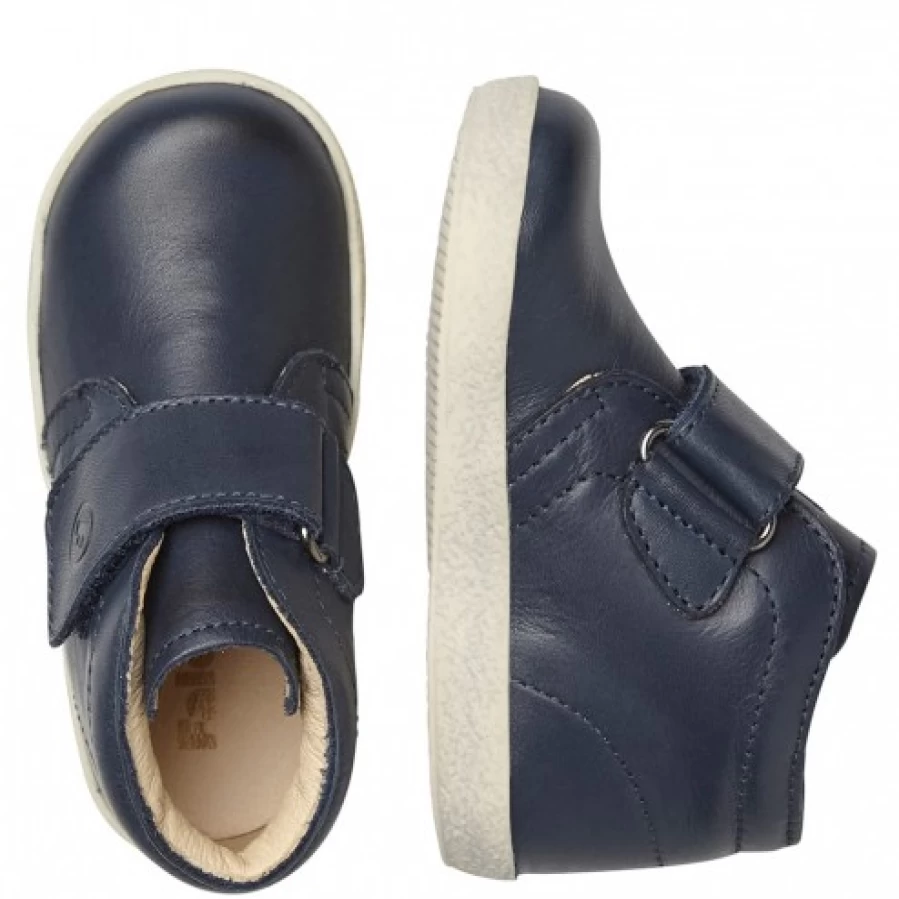 FALCOTTO Conte VL Navy Blue Leather Shoes for Men - Premium Italian Craftsmanship