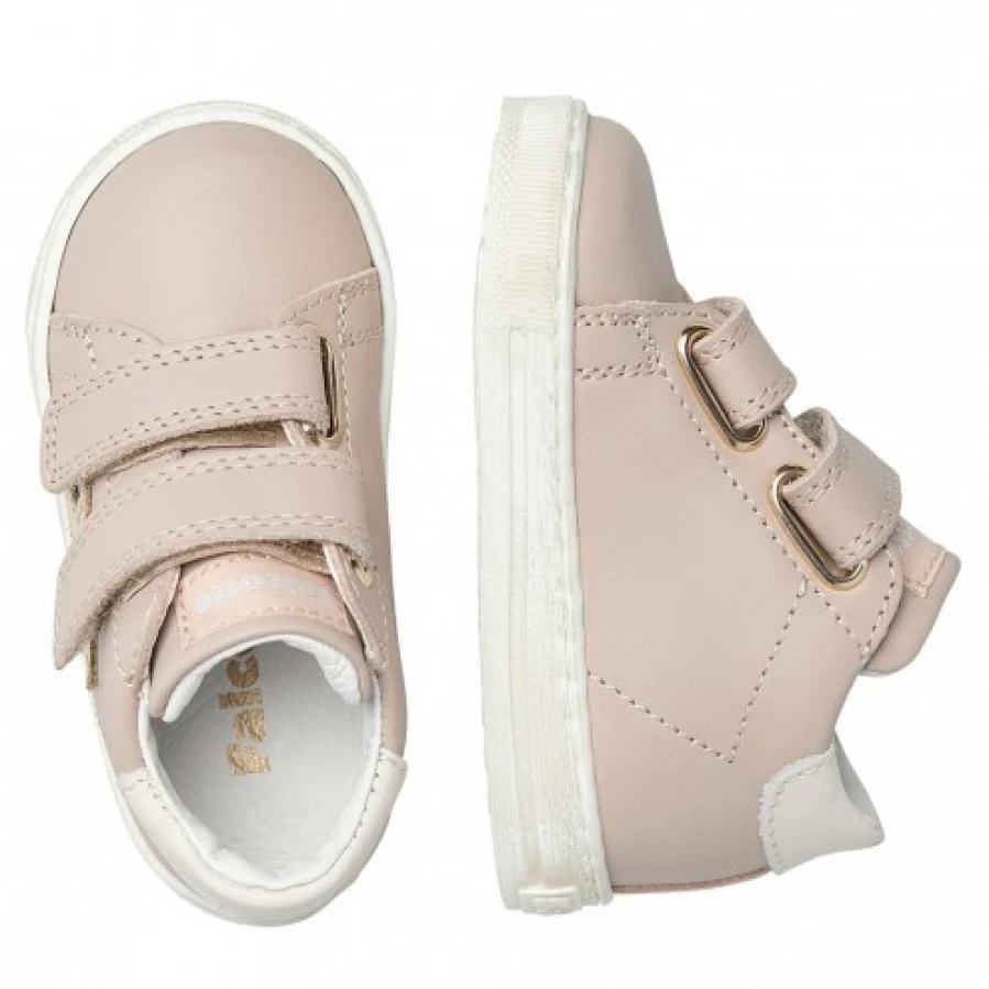 FALCOTTO Sasha VL Powder Pink Leather Sneakers for Women - Comfortable & Stylish Casual Shoes