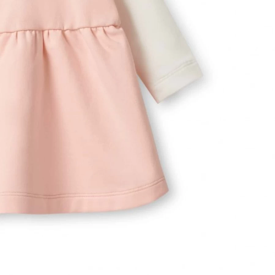 FALCOTTO Floralie Pink and Off White Textile Dress for Women