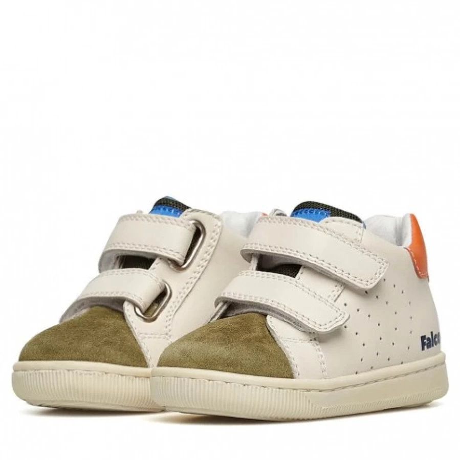 FALCOTTO Kiner VL Leather Suede Sneakers for Men - Brown Casual Shoes