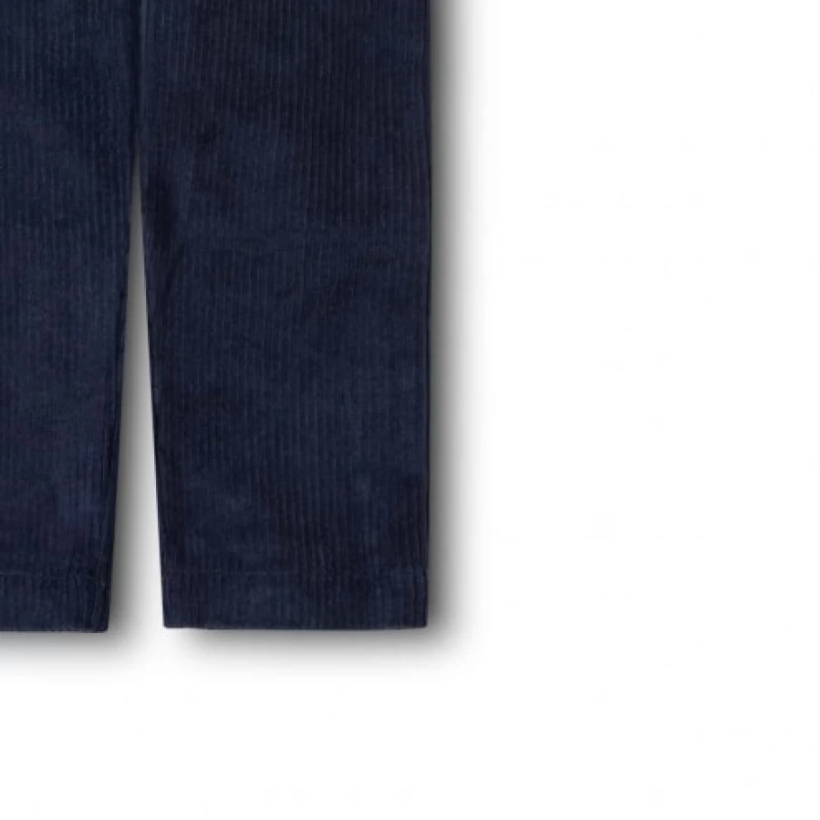 FALCOTTO Navy Velvet Overalls for Kids - Soft & Stylish Romper Jumpsuit