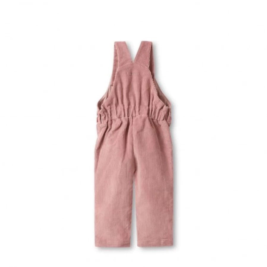 FALCOTTO Women's Pink Velvet Overalls - Soft & Stylish Jumpsuit for Fashion