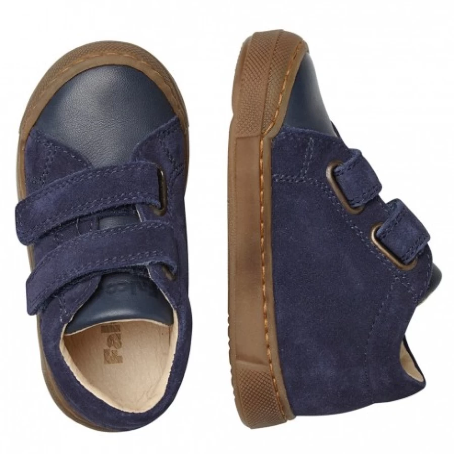 FALCOTTO Snopes VL Navy Leather Suede Sneakers for Men Women Comfortable Casual Shoes