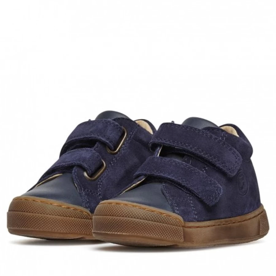 FALCOTTO Snopes VL Navy Leather Suede Sneakers for Men Women Comfortable Casual Shoes
