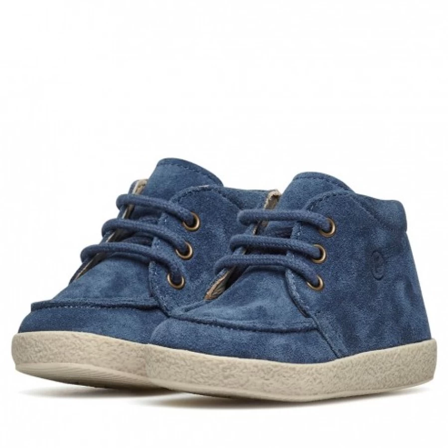 FALCOTTO Blue Suede Sneakers for Kids - Comfortable & Stylish Ostrit Collection