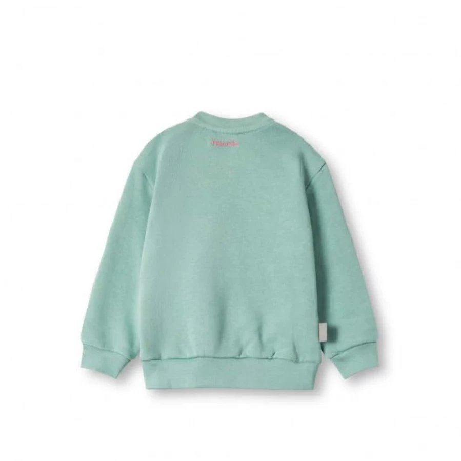 FALCOTTO Sigrid Sage Green Women's Sweatshirt - Soft Casual Pullover Hoodie