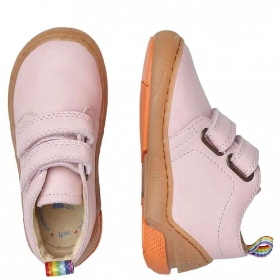 FALCOTTO Freedom VL Pink Nappa Leather Baby Shoes - Soft Comfortable First Walkers