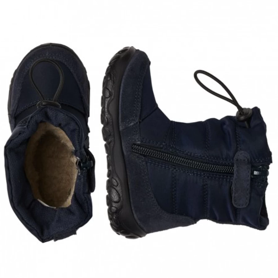 FALCOTTO Poznurr Winter Padded Boots for Kids - Waterproof, Insulated, Comfortable, Blue