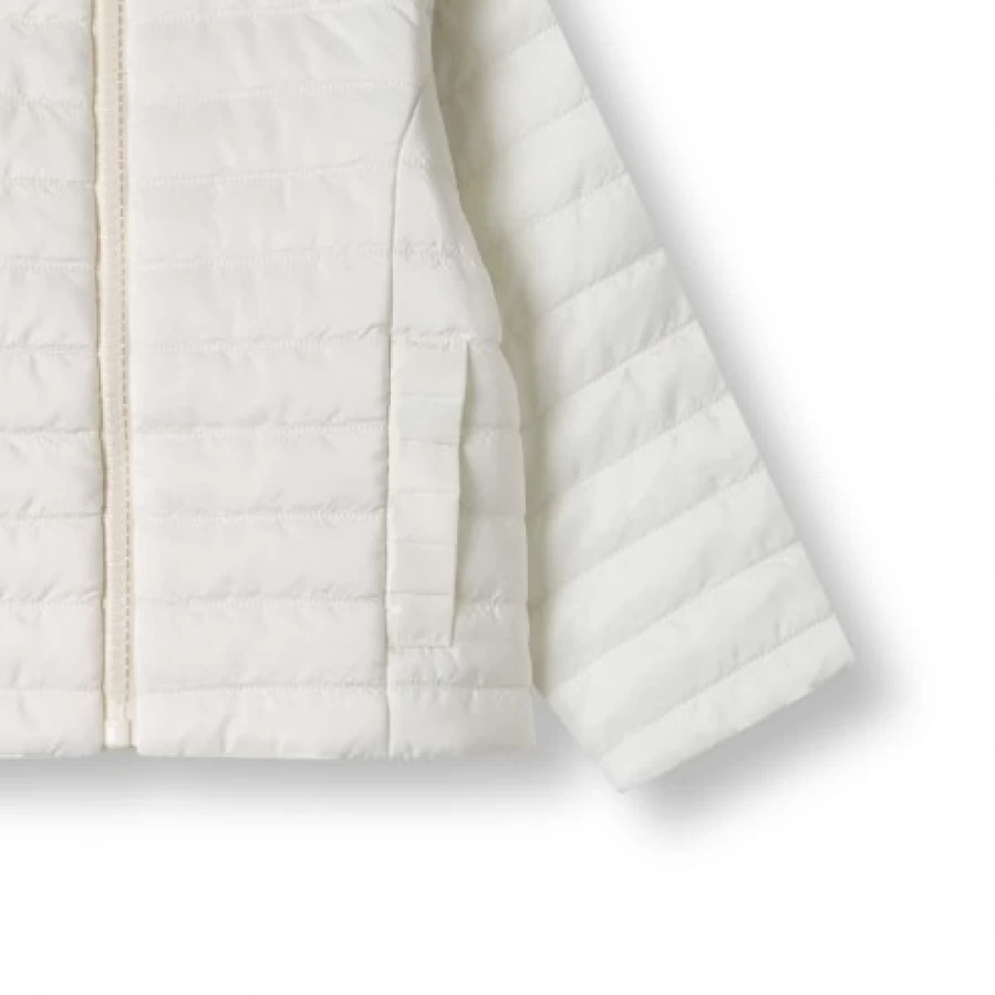 FALCOTTO Eyra Winter Coat for Women - Warm Nylon Jacket - Milk White Outerwear