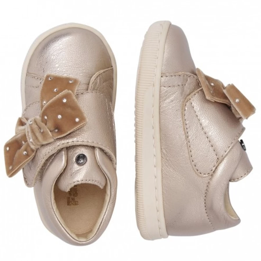 FALCOTTO Koornia Powder Pink Leather Sneakers for Women - Comfortable & Stylish Casual Shoes