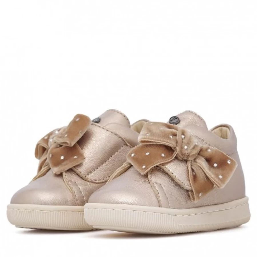 FALCOTTO Koornia Powder Pink Leather Sneakers for Women - Comfortable & Stylish Casual Shoes